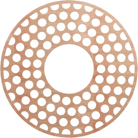 Ekena Millwork Fink Wood Fretwork Pierced Ceiling Medallion, Cherry, 34"OD x 12 3/8"ID x 1/4"T CMWP34X34X0250FFCH